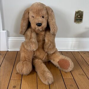 VTG & RARE GUND Muttsy 1985 dog plush stuffed animal view measuments large